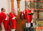 Biskup Bože Radoš u katedrali na Cvjetnicu - Nedjelju Muke Gospodnje predslavio misno slavlje